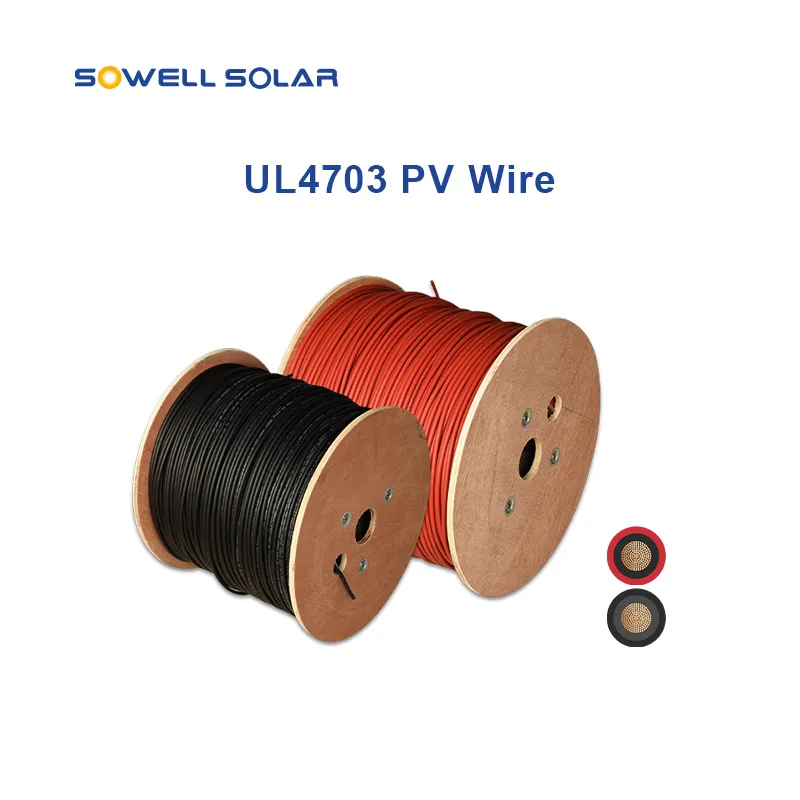 Solar Photovoltaic Wire UL 4703 Solar Photovoltaic Wire UL 4703